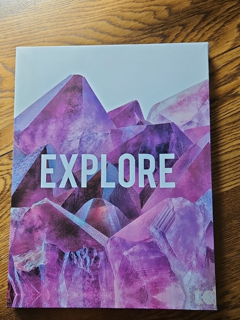 Explore Amethyst Wall Art Canvas - Purple